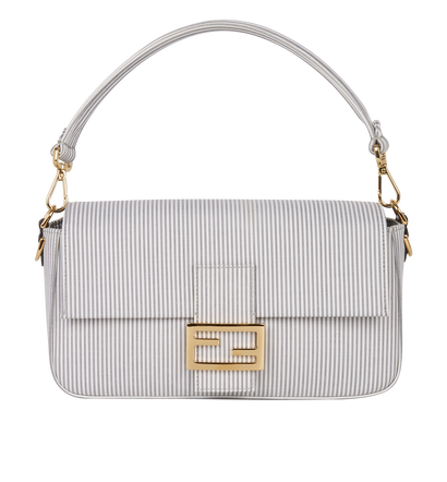 Fendi Striped Baguette, front view